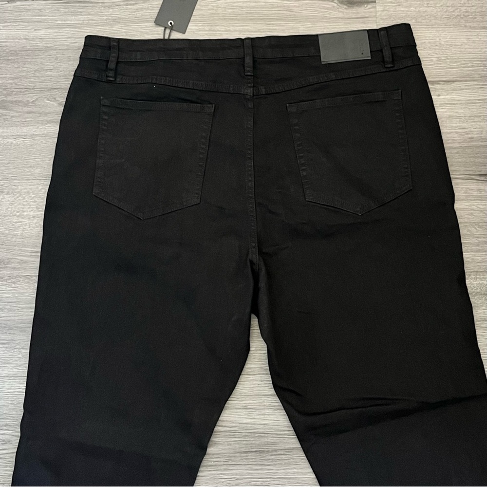 Good Counsel Men's Plus Size 46x30 Malone Stretch Jean Straight Leg Black NWT - Picture 6 of 10